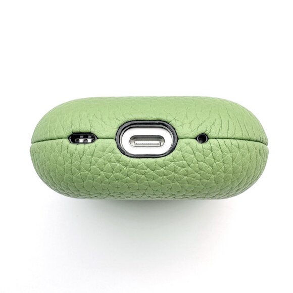 NWT GREEN Pebble Leather Case for Apple Airpods Pro 2 - Picture 4 of 6